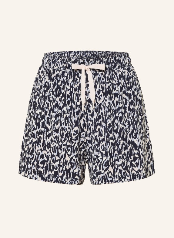 BOSS short de nuit BLEU FONCÉ / BLANC