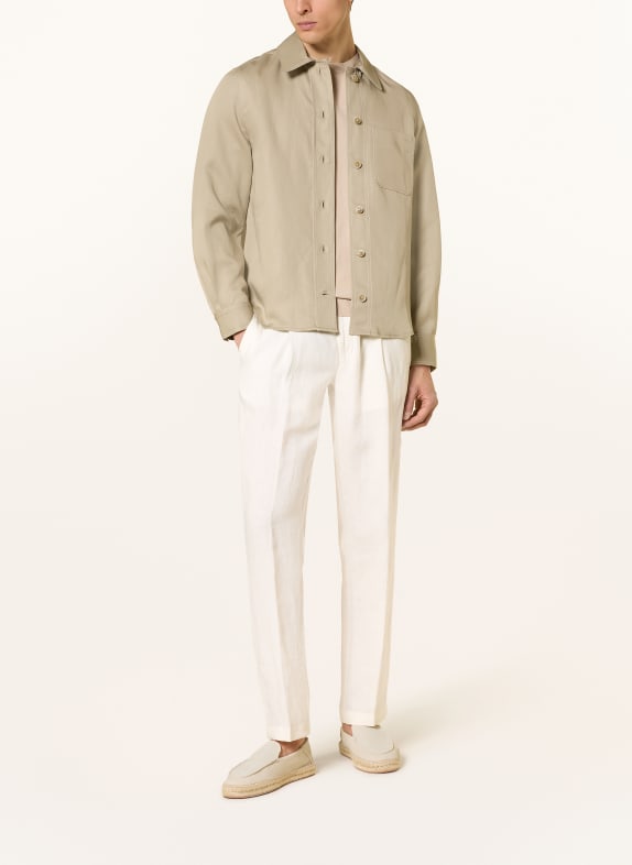 HILTL Pantaloni chino din in PRIMO, croială regular CREM