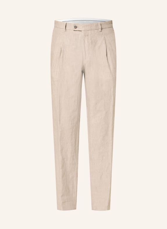HILTL Pantaloni chino din in PRIMO, croială regular BEJ