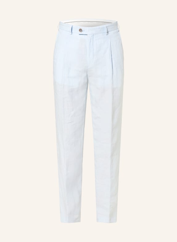 HILTL Pantaloni chino din in PRIMO, croială regular ALBASTRU DESCHIS