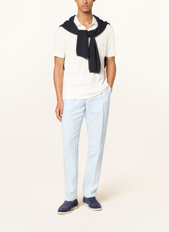 HILTL Pantaloni chino din in PRIMO, croială regular ALBASTRU DESCHIS