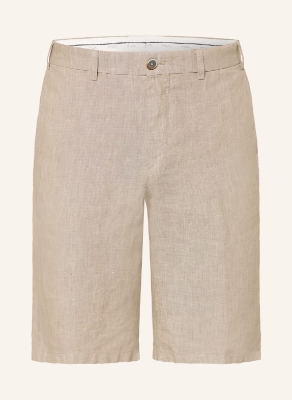 HILTL PARMINO chino-short van linnen BEIGE