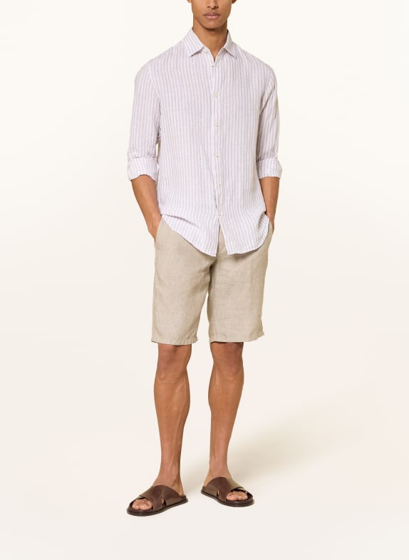 HILTL Pantaloni scurți chino PARMINO din in BEJ