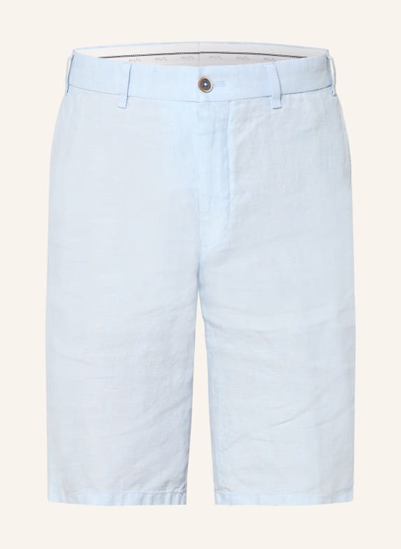 HILTL PARMINO chino-short van linnen LICHTBLAUW