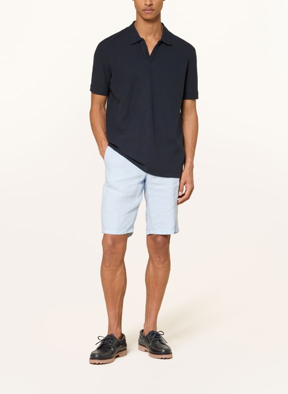 HILTL Pantaloni scurți chino PARMINO din in ALBASTRU DESCHIS