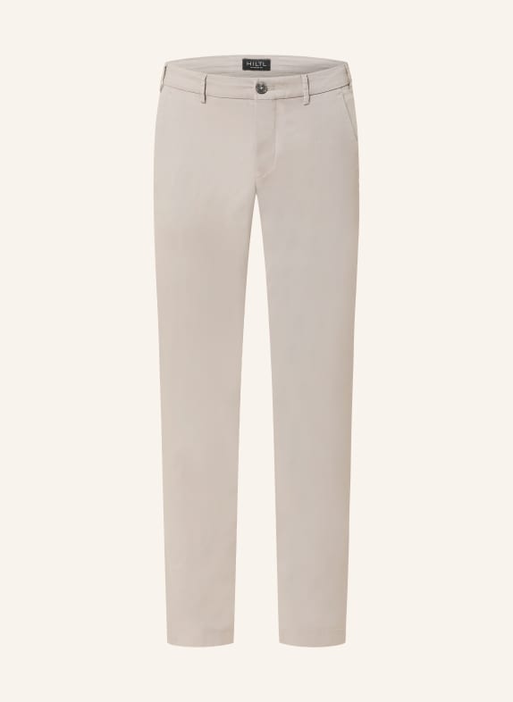 HILTL Chino Extra Slim Fit HELLGRAU