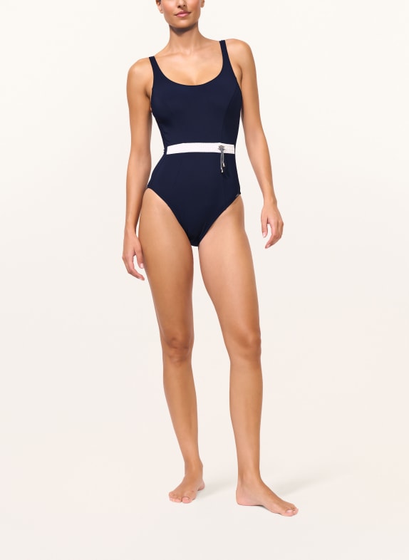 Lidea Badpak NAUTIC EDGE DONKERBLAUW / WIT