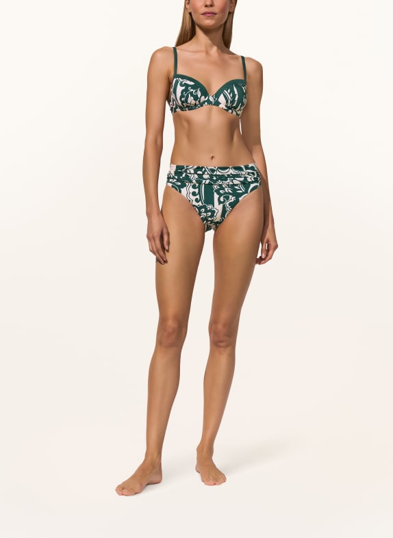 MARYAN MEHLHORN Basic bikinibroekje HALCYON GROEN / WIT