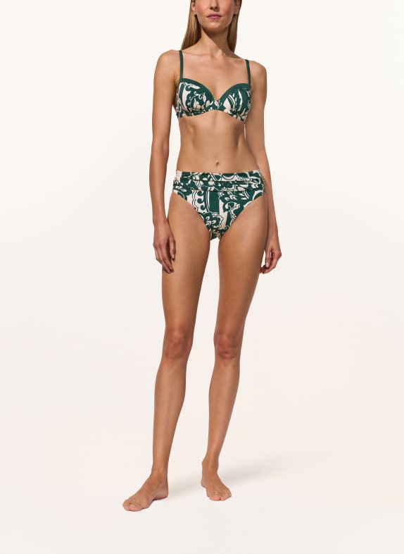 MARYAN MEHLHORN Bikinitop met beugels HALCYON GROEN / WIT