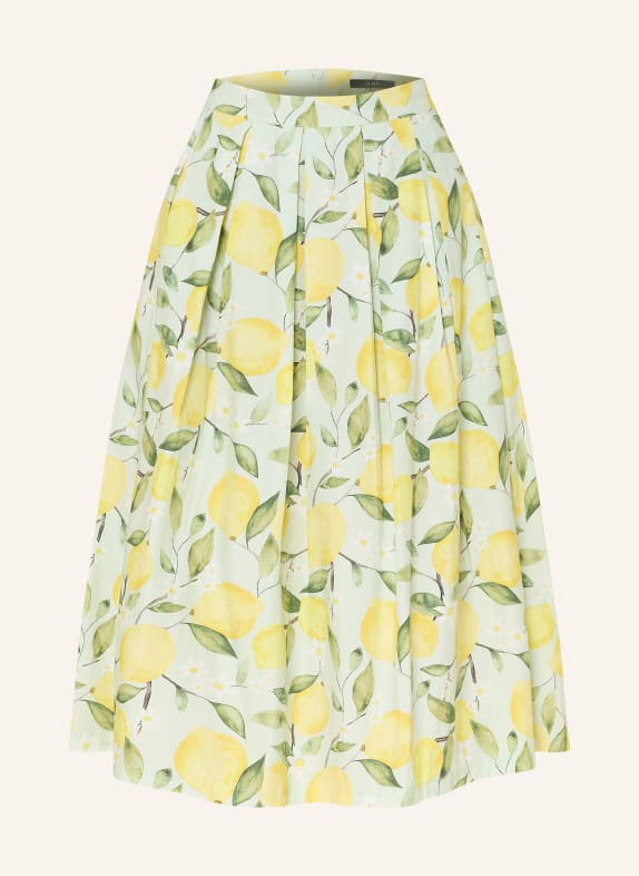 oui Jupe plissée MENTHE / JAUNE / BLANC