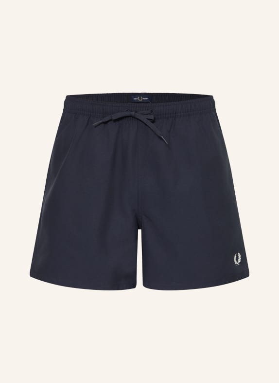 FRED PERRY short de bain BLEU FONCÉ