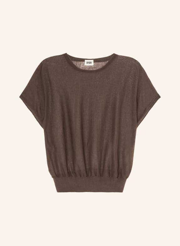 DRYKORN Strickshirt GERLOTTA DUNKELBRAUN