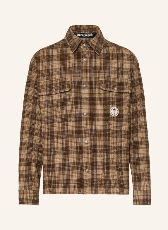 Palm Angels Overshirt HELLBRAUN / DUNKELBRAUN