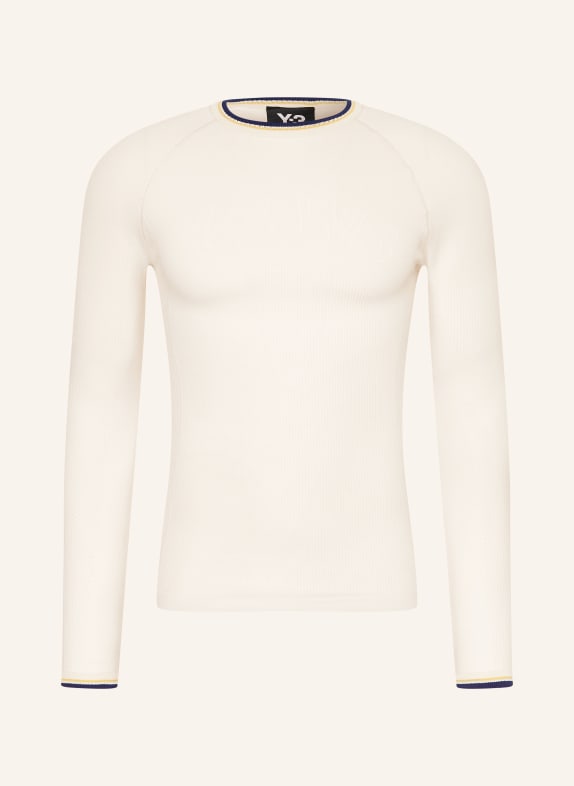 Y-3 Longsleeve WB Y3 KNIT WIT / GEEL / DONKERBLAUW