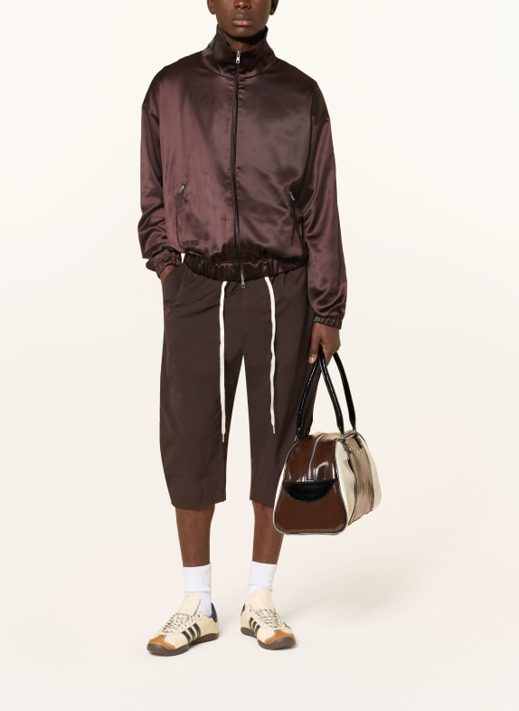 Y-3 Sportovní taška WB BAG TMAVĚ HNĚDÁ / KRÉMOVÁ