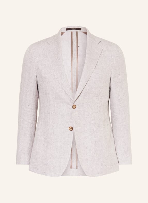 windsor. GIORNO Slim Fit Blazer with Linen GRAY / WHITE