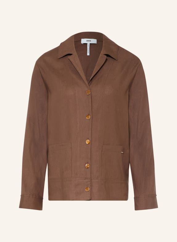 CINQUE Overshirt CITELA MARRON FONCÉ