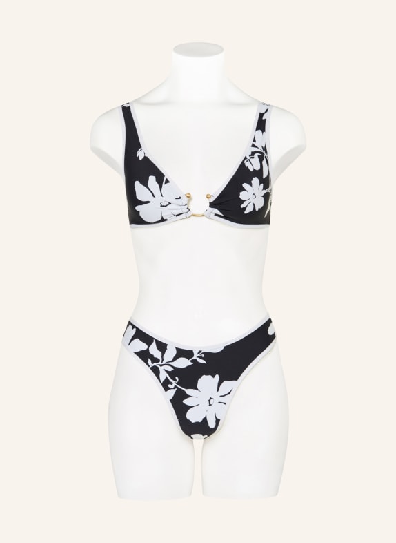 SEAFOLLY Bralette-bikinitop MAYFLOWER ZWART / WIT