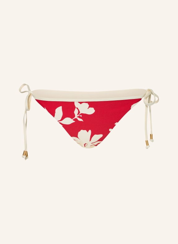 SEAFOLLY Triangel-Bikini-Hose MAYFLOWER ROT / CREME