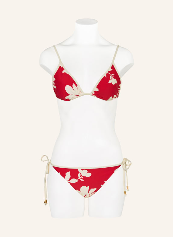 SEAFOLLY Triangel-bikinitop MAYFLOWER ROOD / CRÈME