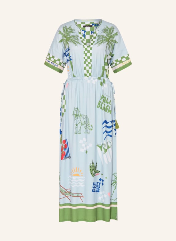 Miss Lagotte Dress LIGHT BLUE / GREEN