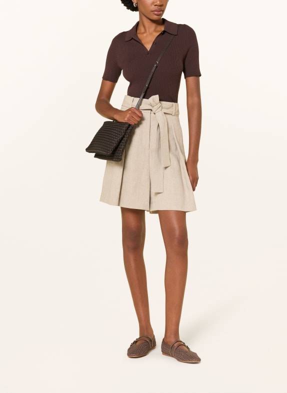 Naghedi Sac à bandoulière SOHO MEDIUM MARRON FONCÉ
