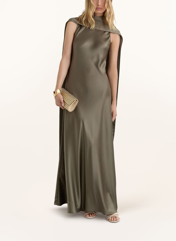 REISS Rochie cu fundă FAE din satin OLIV