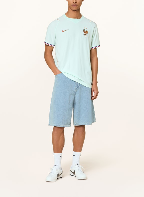 Nike Auswärtstrikot FRANKREICH 2026 MINT / BLAU / WEISS