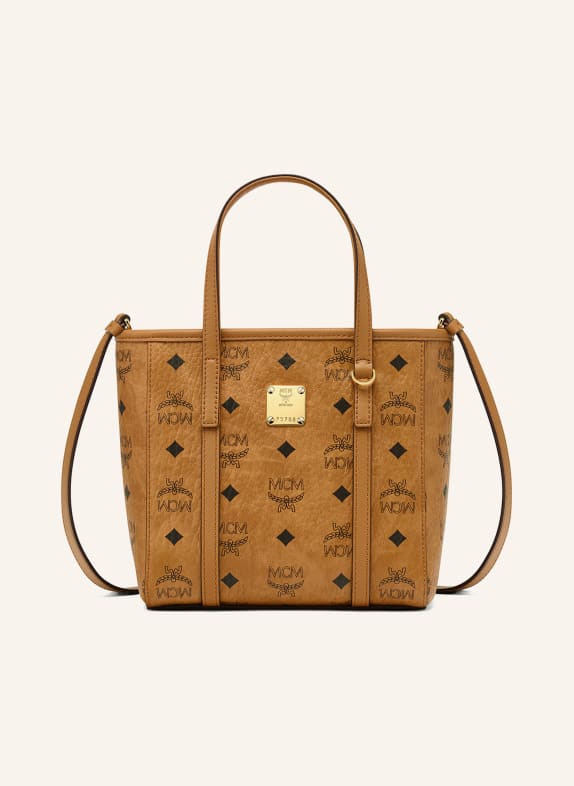 MCM TONI VI Shoulder Bag COGNAC