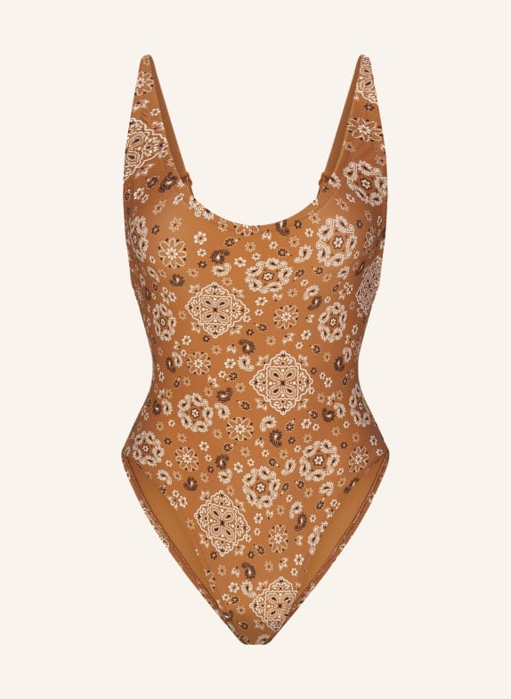 SKIMS SIGNATURE SWIM Swimsuit ALB ALMOND BANDANA
