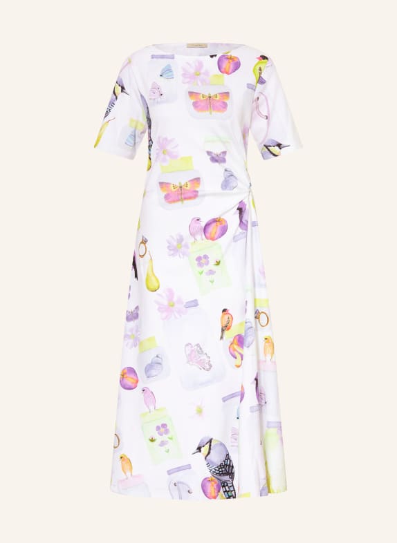 lilienfels Jerseyjurk WIT / PAARS / NEONGEEL