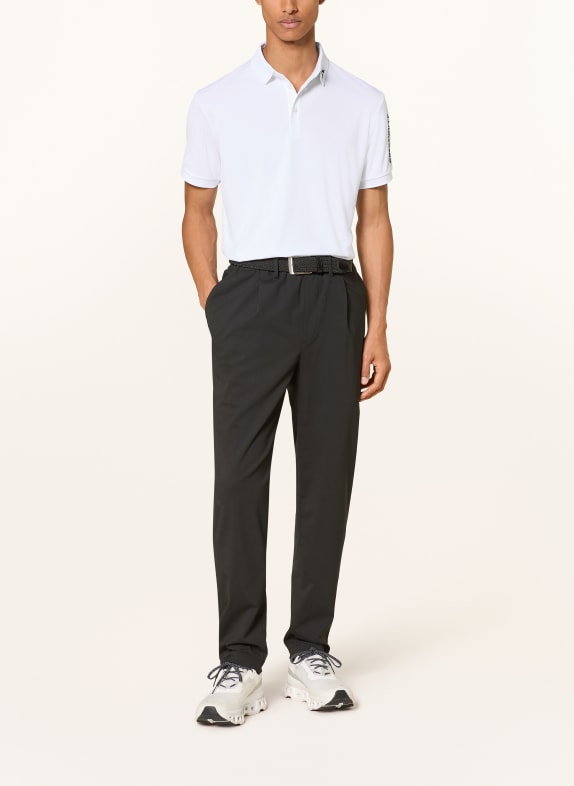 J.LINDEBERG Functioneel poloshirt WIT / ZWART