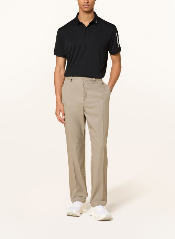 J.LINDEBERG Functioneel poloshirt ZWART / WIT
