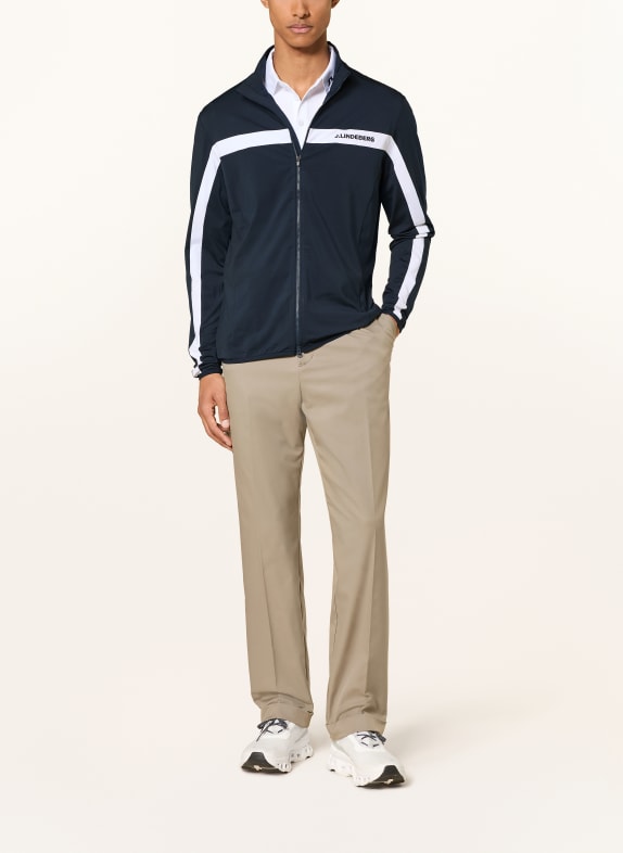 J.LINDEBERG Midlayer-jas DONKERBLAUW / WIT