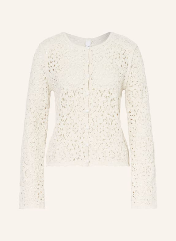 Y.A.S. Crocheted cardigan CREAM