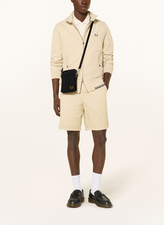 FRED PERRY Schoudertas BRENTHAM SMALL ZWART / ZILVER