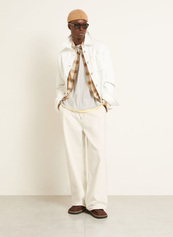 AMI PARIS Jeans Regular Fit 136  BLANC CREME