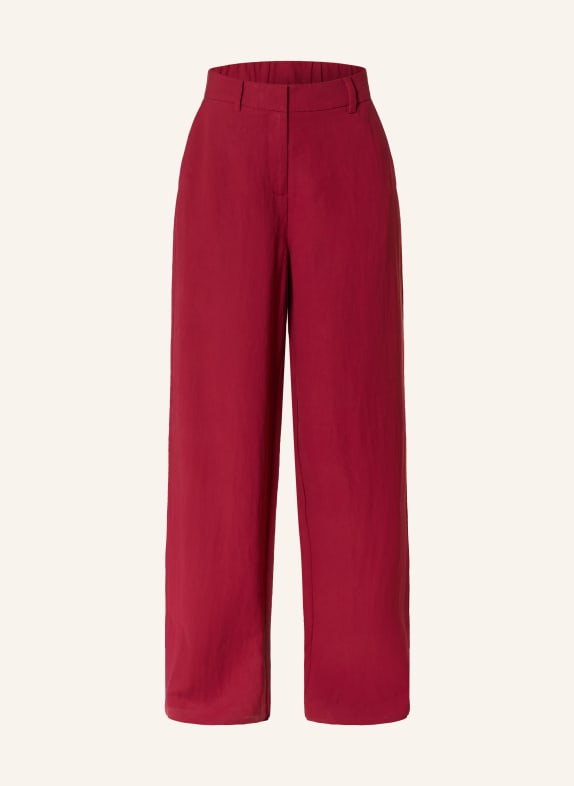 MSCH COPENHAGEN Marlene Pants MSCHKEELEY EDELMIRA DARK RED