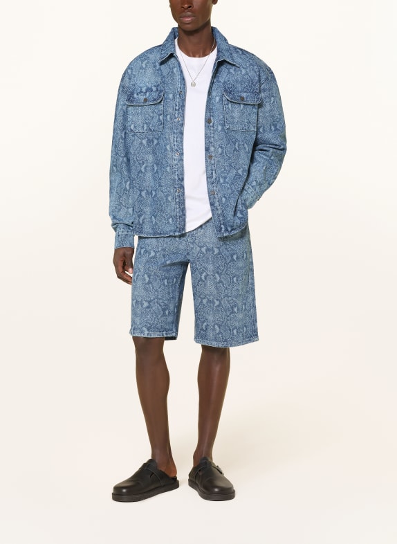 DAILY PAPER Jeansshort SNAKE LASER BLUE