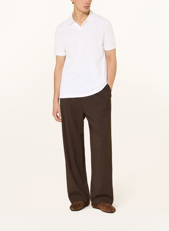 BOSS Jersey-Poloshirt WEISS