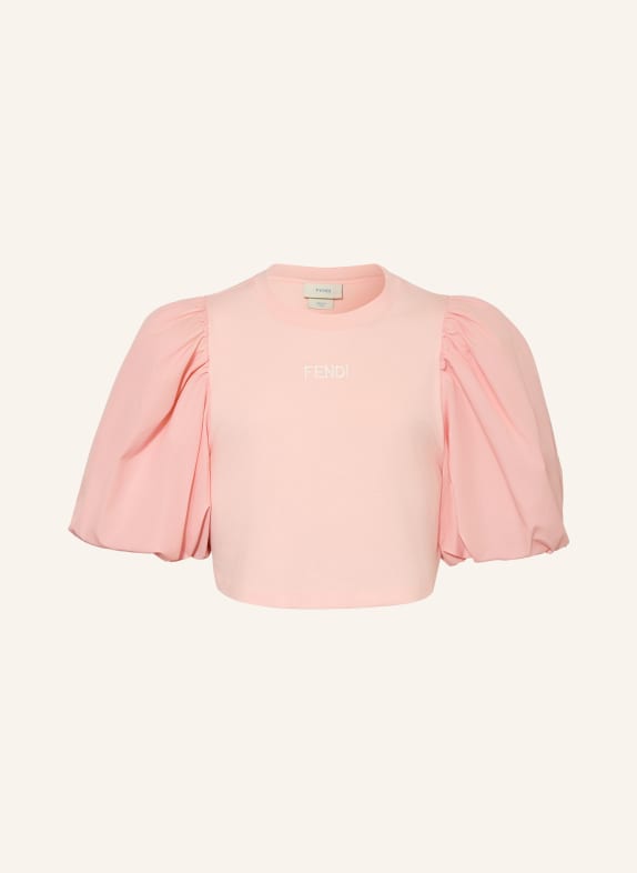 FENDI Blouse-style shirt in a mix of materials ROSE