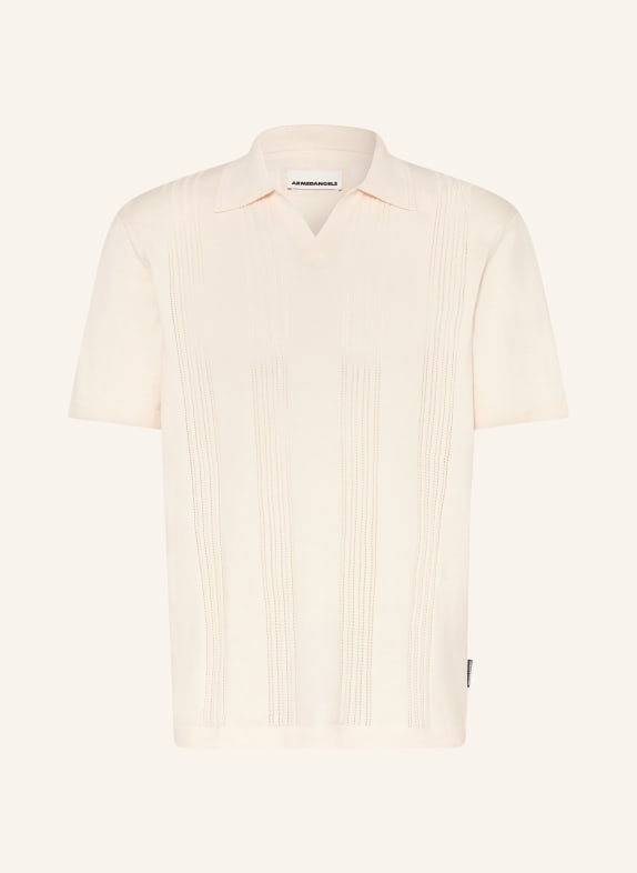 ARMEDANGELS Strick-Poloshirt CREME