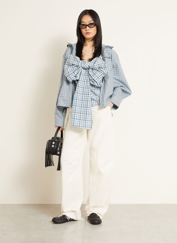 Acne Studios Jas LICHTBLAUW / WIT / ZWART