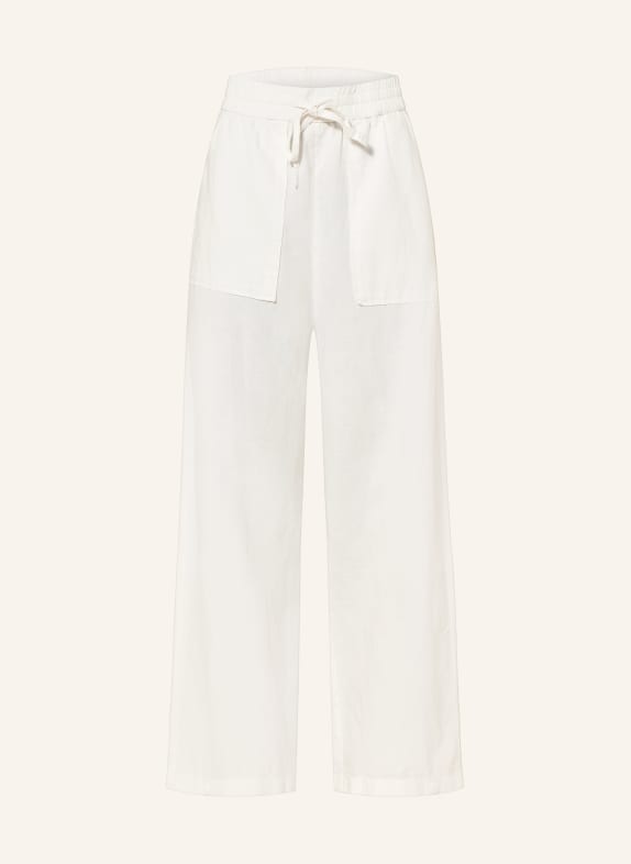 Marc O'Polo DENIM 7/8-Hose mit Leinen WEISS