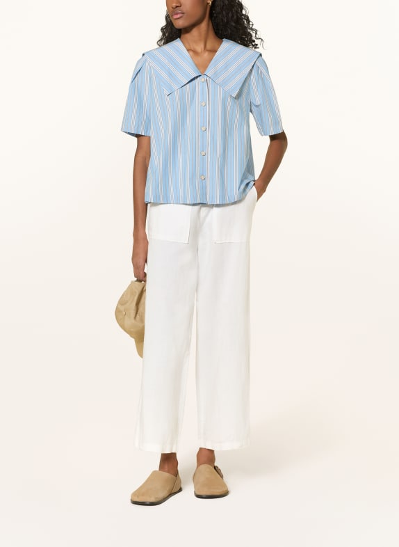 Marc O'Polo DENIM 7/8-broek van linnen WIT