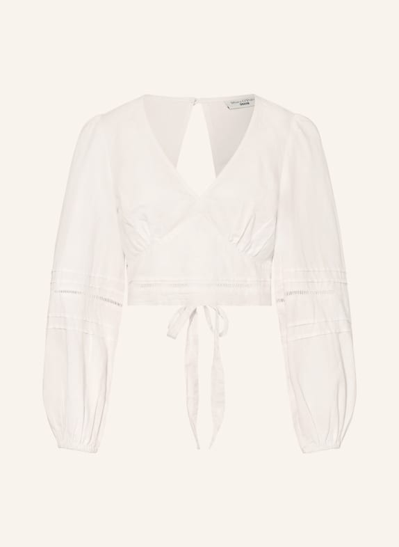 Marc O'Polo DENIM Bluză cropped din in ALB
