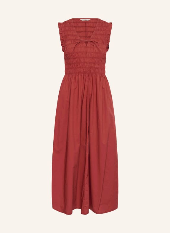 Part Two BORGNETTEPW dress with ruffles DUSKY PINK
