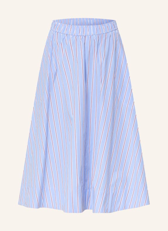 Part Two Skirt INGIPW LIGHT BLUE / DARK RED / WHITE