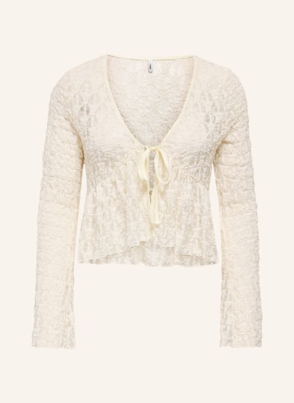 ONLY Blusenshirt aus Spitze ECRU