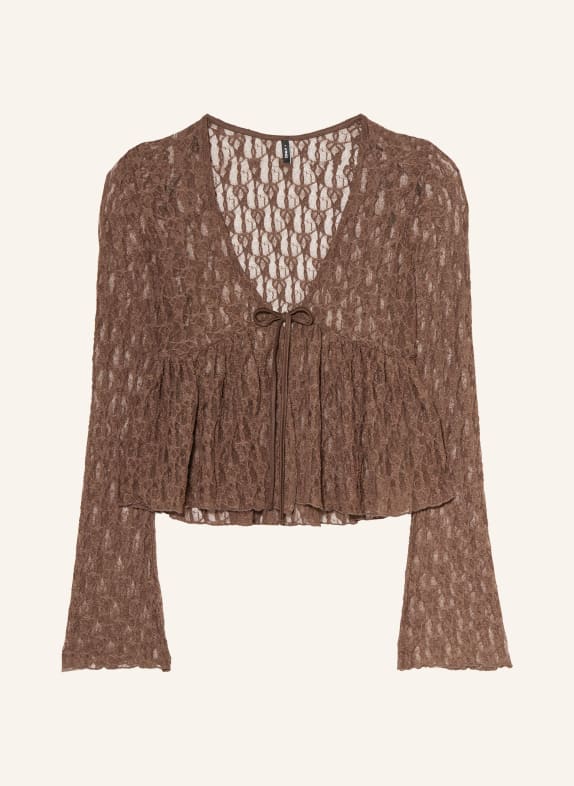 ONLY Chemisier en dentelle MARRON